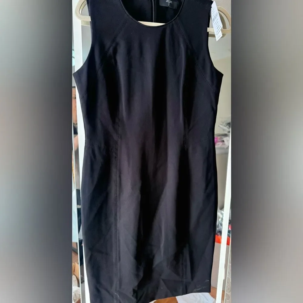 Tahari Solid Sheath Dress - Picture 3 of 4